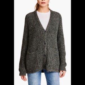 Anine Bing Ashby grey cardigan - mohair wool M/L